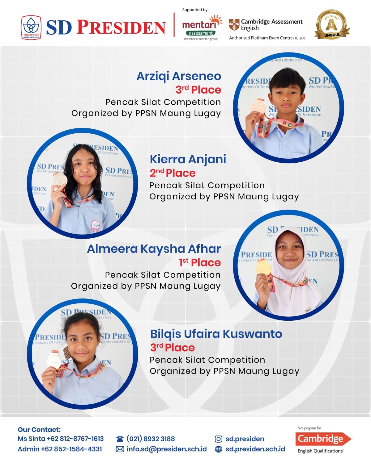 Student Achievement SD Presiden